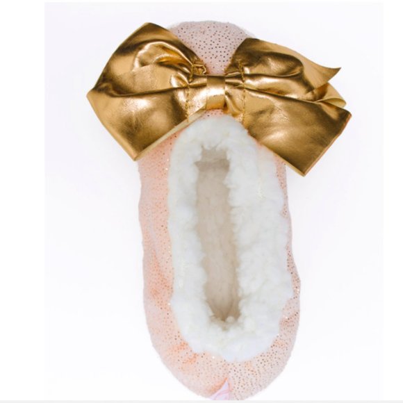 Jojo Siwa Pink Glitter Sherpa Lined Fuzzy Babba Slippers Kids 7-8 Yrs Sz 13-4 - Picture 8 of 10